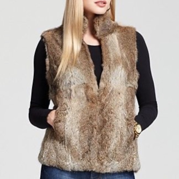 Michael Kors REAL Rabbit Fur Vest - Picture 3 of 8